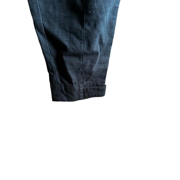 Anthropologie Black & Gold Utility Jumpsuit, Belted, Relaxed Fit, Women’s small - Picture 11 of 13